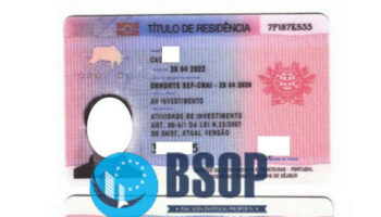 Đã có khách hàng đầu tiên của BSOP nhận thẻ Golden Visa Bồ Đào Nha thời hạn 2 năm
