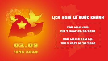 BSOP thông báo lịch nghỉ Lễ Quốc khánh 2/9/2020