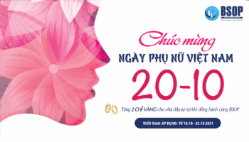 BSOP tặng VÀNG cho nhà đầu tư nữ nhân ngày Phụ nữ Việt Nam 20-10