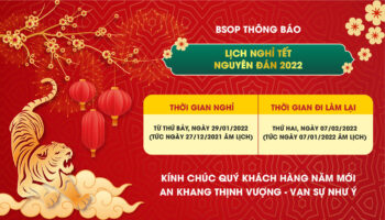 Thông báo lịch nghỉ Tết Nguyên đán Nhâm Dần 2022