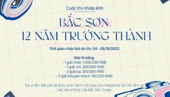 Thông báo kết quả cuộc thi ảnh “Bắc Sơn – 12 năm trưởng thành”