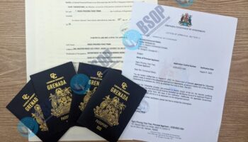 MỤC SỞ THỊ BỘ HỘ CHIẾU GRENADA CHUẨN BỊ ĐẾN TAY KHÁCH HÀNG BSOP
