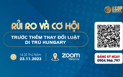 [WEBINAR 23/11] Rủi ro và cơ hội trước thềm thay đổi luật di trú Hungary