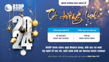 BSOP thông báo lịch nghỉ Tết dương lịch năm 2024
