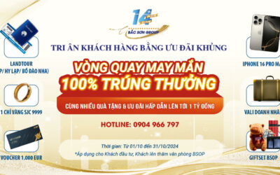 Bắc Sơn Group sinh nhật 14 năm – Tặng quà và ưu đãi đầu tư lên đến 1 tỷ đồng