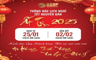 BSOP thông báo lịch hoạt động trong dịp Tết Nguyên Đán Ất Tỵ 2025